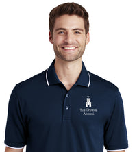 Load image into Gallery viewer, The Citadel Alumni, PT Barracks, UV Micro-Mesh Polo Shirt- Navy
