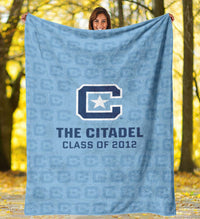 Load image into Gallery viewer, The Citadel C Class of 2012 Blanket
