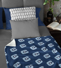 Load image into Gallery viewer, The Citadel C Navy Blanket
