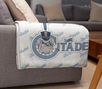 Load image into Gallery viewer, The Citadel, Vintage Spike logo, White Blanket
