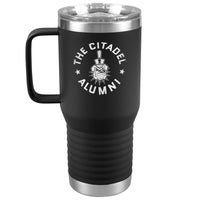 Load image into Gallery viewer, The Citadel Alumni Spike Travel Tumbler 20oz-Black
