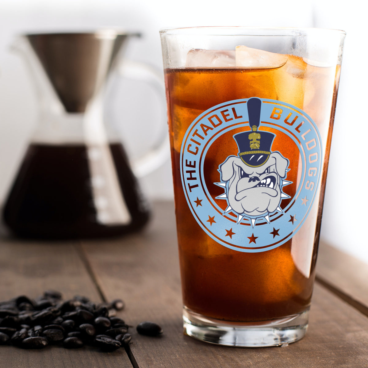 The Citadel Bulldogs Spike Pint Glass