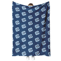 Load image into Gallery viewer, The Citadel C Navy Blanket
