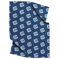 Load image into Gallery viewer, The Citadel C Navy Blanket
