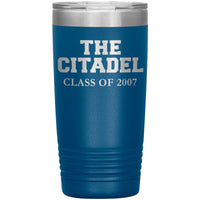 Load image into Gallery viewer, The Citadel Class of 2007 Insulated Tumbler- 20oz
