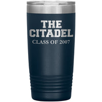 Load image into Gallery viewer, The Citadel Class of 2007 Insulated Tumbler- 20oz

