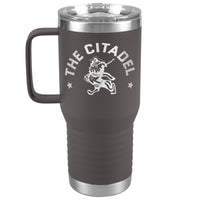 Load image into Gallery viewer, The Citadel Marching Bulldog Travel Tumbler- 20oz
