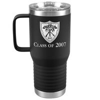 Load image into Gallery viewer, The Citadel Shield Class 2007 Travel Tumbler - 20oz-Black
