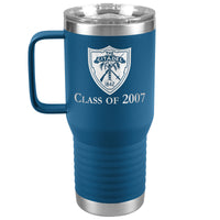 Load image into Gallery viewer, The Citadel Shield Class 2007 Travel Tumbler - 20oz-Blue

