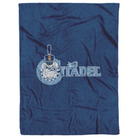 Load image into Gallery viewer, The Citadel Spike Navy Blanket
