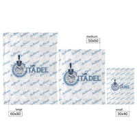 Load image into Gallery viewer, The Citadel, Vintage Spike logo, White Blanket
