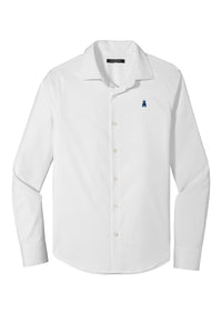 Load image into Gallery viewer, The Citadel Barracks Long Sleeve Stretch Shirt-White
