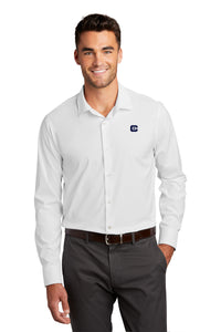 Load image into Gallery viewer, The Citadel C Long Sleeve Stretch Shirt-White
