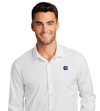 Load image into Gallery viewer, The Citadel C Long Sleeve Stretch Shirt-White
