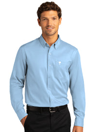 Load image into Gallery viewer, The Citadel Palmetto Long Sleeve Twill Shirt-Cloud blue
