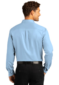 Load image into Gallery viewer, The Citadel C Long Sleeve Twill Shirt-Cloudblue-Back
