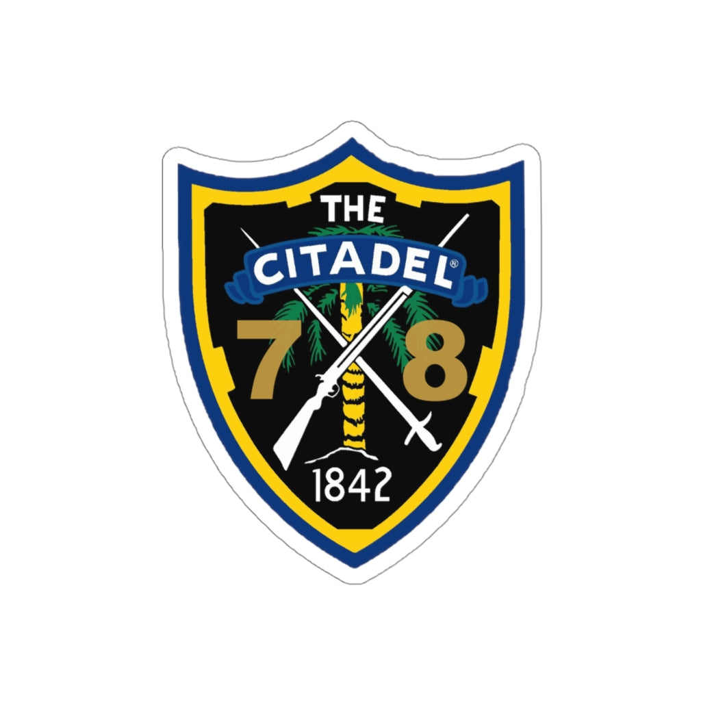 Class of 1978 Citadel Shield Die-Cut Stickers