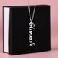 Personalized Vertical Name Necklace