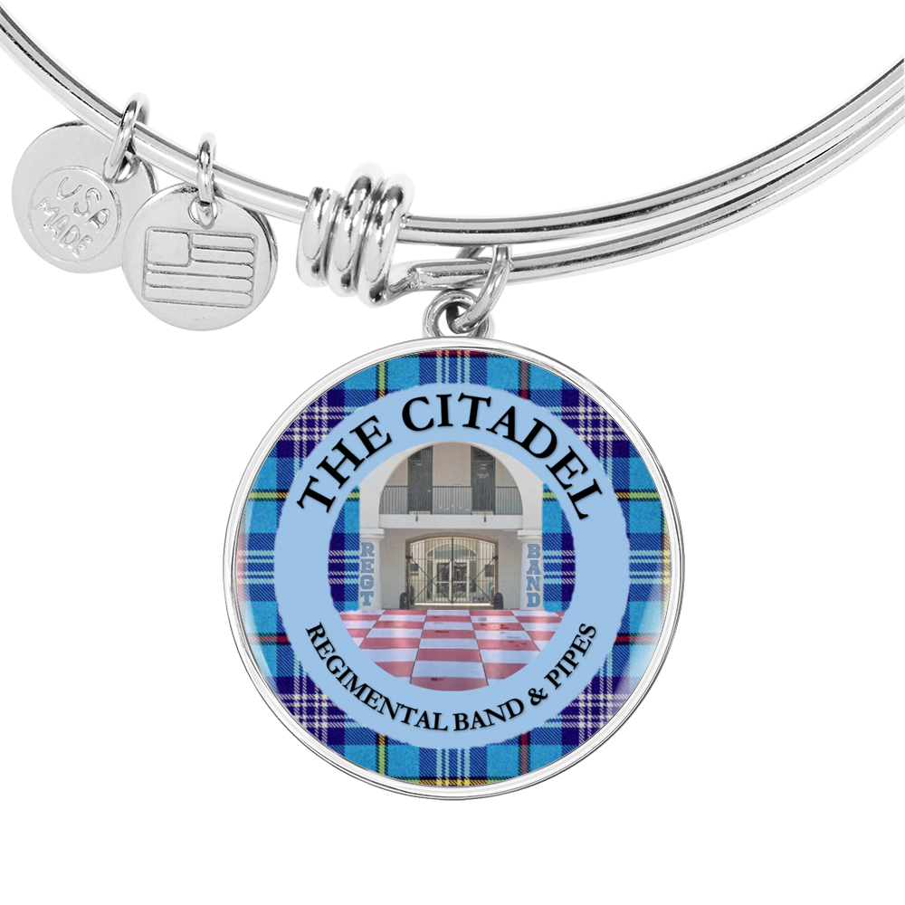 The Citadel Regimental Band and Pipes Custom Engravable Bangle