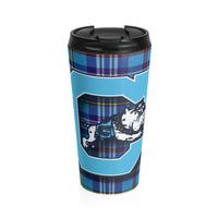 Load image into Gallery viewer, The Citadel, Jumping bulldog Stainless Steel Travel Mug
