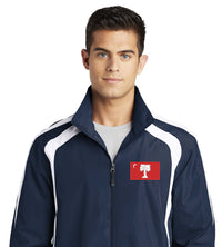 Load image into Gallery viewer, Big Red Colorblock Raglan Jacket-Navy-White
